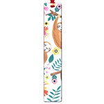 Floral Sloth  Large Book Mark