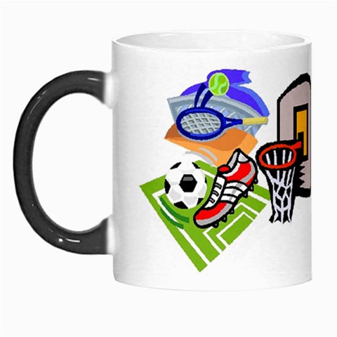 sports  Morph Mug from ArtsNow.com Left