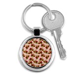 vintage strawberries Key Chain (Round)