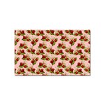 vintage strawberries Sticker (Rectangular)