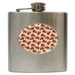 vintage strawberries Hip Flask (6 oz)