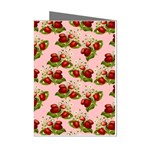 vintage strawberries Mini Greeting Cards (Pkg of 8)