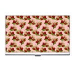 vintage strawberries Business Card Holder