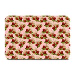 vintage strawberries Plate Mat