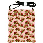 vintage strawberries Shoulder Sling Bag