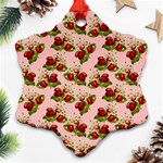 vintage strawberries Ornament (Snowflake)