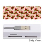 vintage strawberries Memory Card Reader (Stick)