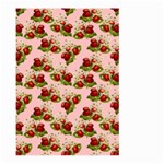 vintage strawberries Large Garden Flag (Two Sides)