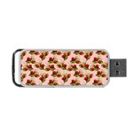 vintage strawberries Portable USB Flash (One Side)