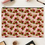 vintage strawberries Cosmetic Bag (XXXL)