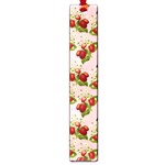 vintage strawberries Large Book Mark