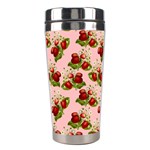 vintage strawberries Stainless Steel Travel Tumbler