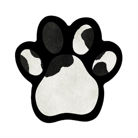 an_texture001 Magnet (Paw Print) from ArtsNow.com Front