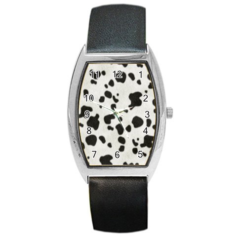 an_texture06 Barrel Style Metal Watch from ArtsNow.com Front