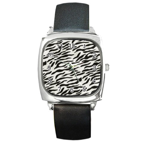 an_texture08 Square Metal Watch from ArtsNow.com Front