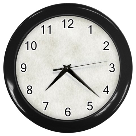 an_texture09 Wall Clock (Black) from ArtsNow.com Front