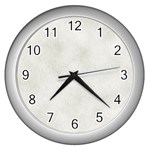 an_texture09 Wall Clock (Silver)