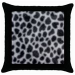 an_texture14 Throw Pillow Case (Black)