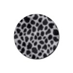 an_texture14 Rubber Round Coaster (4 pack)