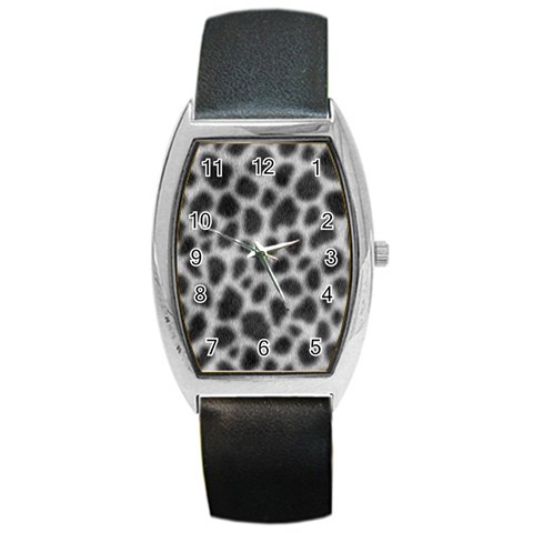 an_texture14 Barrel Style Metal Watch from ArtsNow.com Front