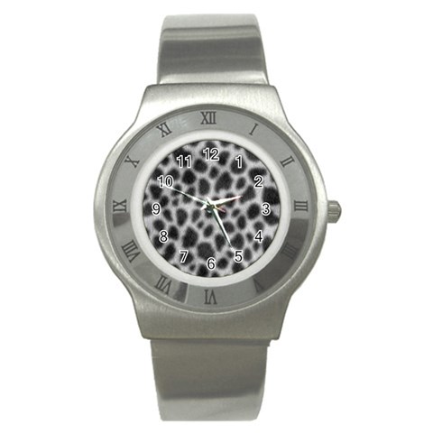 an_texture14 Stainless Steel Watch from ArtsNow.com Front