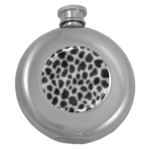 an_texture14 Hip Flask (5 oz) from ArtsNow.com Front