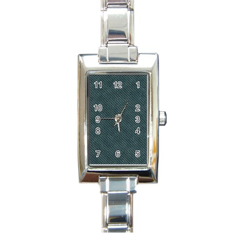 fa_texture02 Rectangular Italian Charm Watch from ArtsNow.com Front