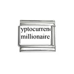 cryptocurrency millionaire Italian Charm (9mm)