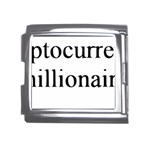 cryptocurrency millionaire Mega Link Italian Charm (18mm)