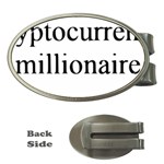 cryptocurrency millionaire Money Clip (Oval)