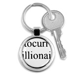 cryptocurrency millionaire Key Chain (Round)