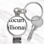 cryptocurrency millionaire Nail Clippers Key Chain