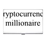 cryptocurrency millionaire Business Card Holder