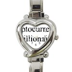 cryptocurrency millionaire Heart Italian Charm Watch