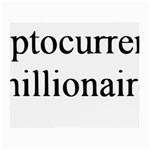 cryptocurrency millionaire Small Glasses Cloth