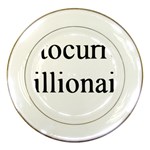 cryptocurrency millionaire Porcelain Plate