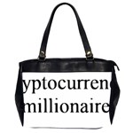 cryptocurrency millionaire Oversize Office Handbag (2 Sides)