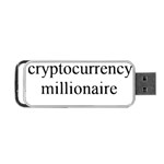 cryptocurrency millionaire Portable USB Flash (Two Sides)