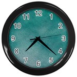 fa_texture01 Wall Clock (Black)