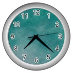 fa_texture01 Wall Clock (Silver)