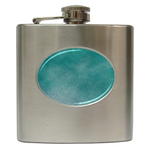 fa_texture01 Hip Flask (6 oz) from ArtsNow.com Front