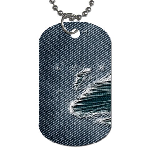 fa_texture05 Dog Tag (One Side) from ArtsNow.com Front