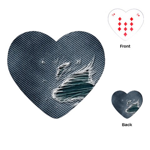 fa_texture05 Playing Cards (Heart) from ArtsNow.com Front