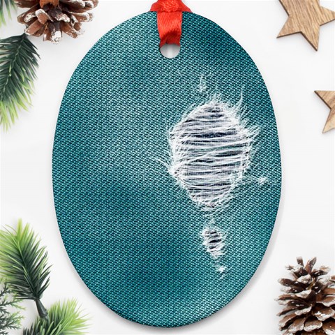 fa_texture08 Ornament (Oval) from ArtsNow.com Front