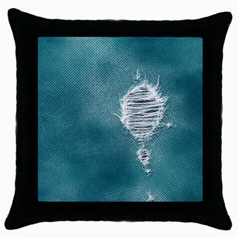 fa_texture08 Throw Pillow Case (Black) from ArtsNow.com Front