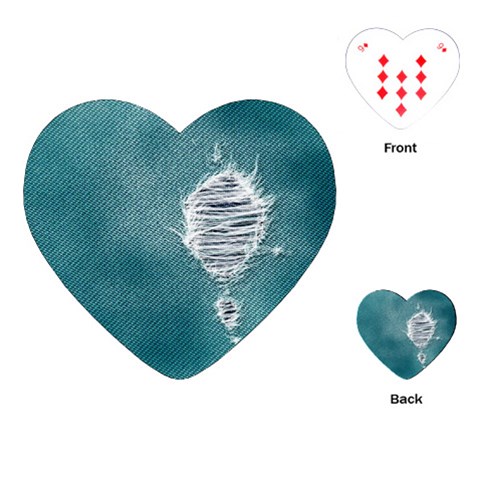 fa_texture08 Playing Cards (Heart) from ArtsNow.com Front