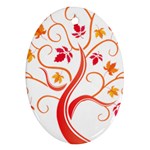 tree008 Ornament (Oval)