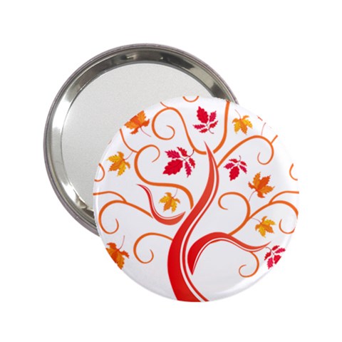 tree008 2.25  Handbag Mirror from ArtsNow.com Front