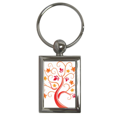 tree008 Key Chain (Rectangle) from ArtsNow.com Front