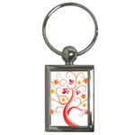 tree008 Key Chain (Rectangle)